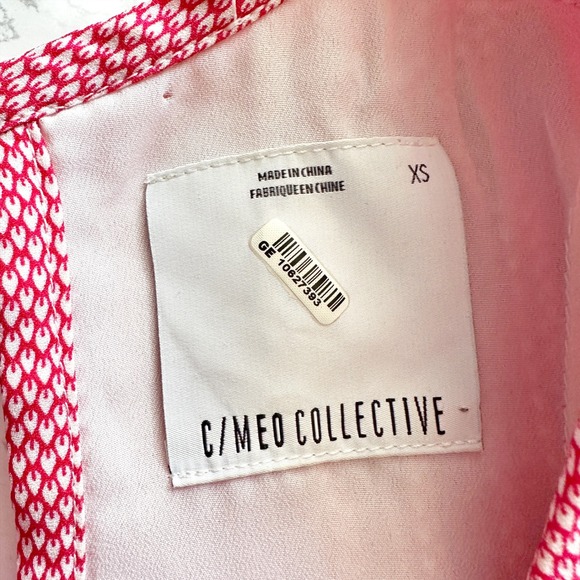 C/MEO COLLECTIVE Unstoppable Woven Pleated Wide Leg Jumpsuit Women's Size XS - Picture 7 of 14